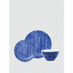 Viva By Vietri Santorini Stripe 3-Piece Place Setting Dinnerware & Flatware