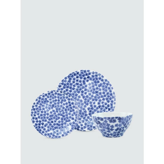 Viva By Vietri Santorini Flower 3-Piece Place Setting Dinnerware & Flatware 1 Viva By Vietri Santorini Flower 3-Piece Place Setting Dinnerware & Flatware