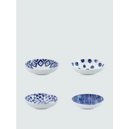 Viva By Vietri Santorini Assorted Condiment Bowls - Set Of 4 Dinnerware & Flatware 1 Viva By Vietri Santorini Assorted Condiment Bowls - Set Of 4 Dinnerware & Flatware