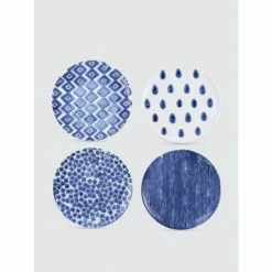 Viva By Vietri Santorini Assorted Salad Plates - Set Of 4 Dinnerware & Flatware