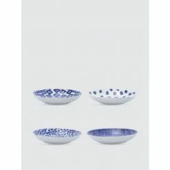 Viva By Vietri Santorini Assorted Pasta Bowls - Set Of 4 Dinnerware & Flatware