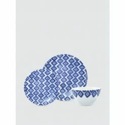 Viva By Vietri Santorini Diamond 3-Piece Place Setting Drinkware