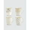 Viva By Vietri Earth Assorted Mugs - Set Of 4 Drinkware