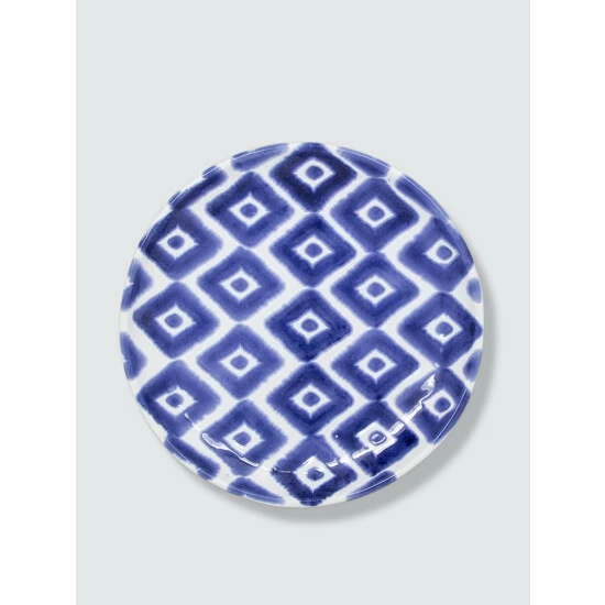 Viva By Vietri Santorini Diamond Cocktail Plate Dinnerware & Flatware 1 Viva By Vietri Santorini Diamond Cocktail Plate Dinnerware & Flatware