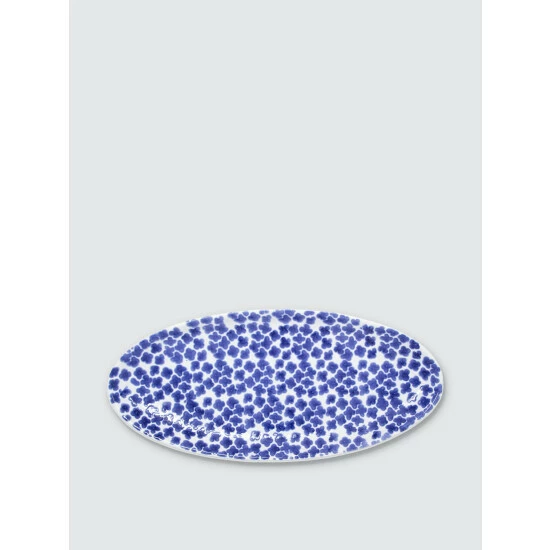 Viva By Vietri Santorini Flower Narrow Oval Platter Tools & Accessories 1 Viva By Vietri Santorini Flower Narrow Oval Platter Tools & Accessories