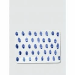 Viva By Vietri Santorini Dot Small Rectangular Platter Tools & Accessories