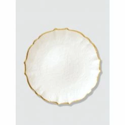 Viva By Vietri Baroque Glass Salad Plate Dinnerware & Flatware