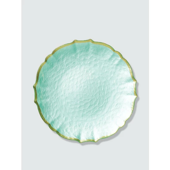 Viva By Vietri Baroque Glass Salad Plate Dinnerware & Flatware 1 Viva By Vietri Baroque Glass Salad Plate Dinnerware & Flatware