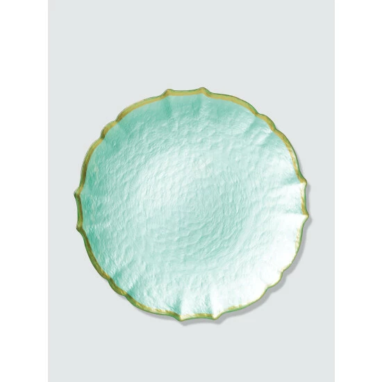 Viva By Vietri Baroque Glass Service Plate/Charger Dinnerware & Flatware 1 Viva By Vietri Baroque Glass Service Plate/Charger Dinnerware & Flatware