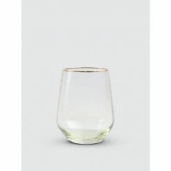 Viva By Vietri Rainbow Stemless Wine Glass Drinkware