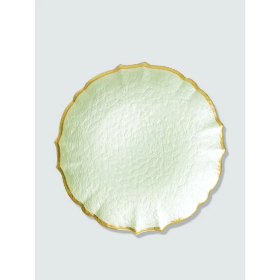 Viva By Vietri Baroque Glass Service Plate/Charger Dinnerware & Flatware 1 Viva By Vietri Baroque Glass Service Plate/Charger Dinnerware & Flatware