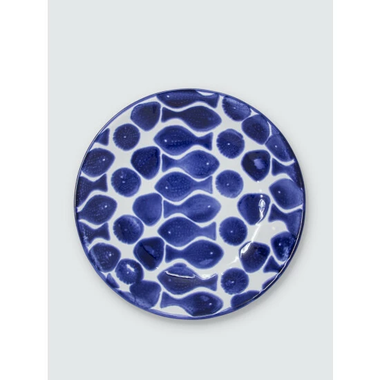 Viva By Vietri Santorini Fish Pasta Bowl Dinnerware & Flatware 1 Viva By Vietri Santorini Fish Pasta Bowl Dinnerware & Flatware