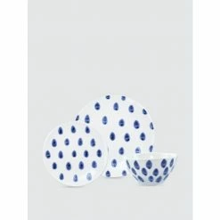 Viva By Vietri Santorini Dot 3-Piece Place Setting Dinnerware & Flatware