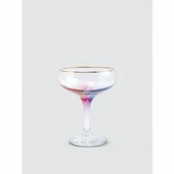 Viva By Vietri Rainbow Coupe Champagne Glass Drinkware