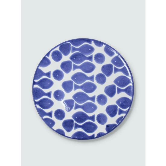 Viva By Vietri Santorini Fish Dinner Plate Dinnerware & Flatware 1 Viva By Vietri Santorini Fish Dinner Plate Dinnerware & Flatware