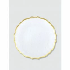 Viva By Vietri Baroque Glass Salad Plate Dinnerware & Flatware