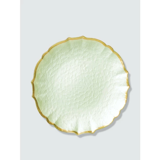 Viva By Vietri Baroque Glass Salad Plate Dinnerware & Flatware 1 Viva By Vietri Baroque Glass Salad Plate Dinnerware & Flatware