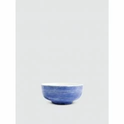 Viva By Vietri Santorini Stripe Medium Footed Serving Bowl Dinnerware & Flatware